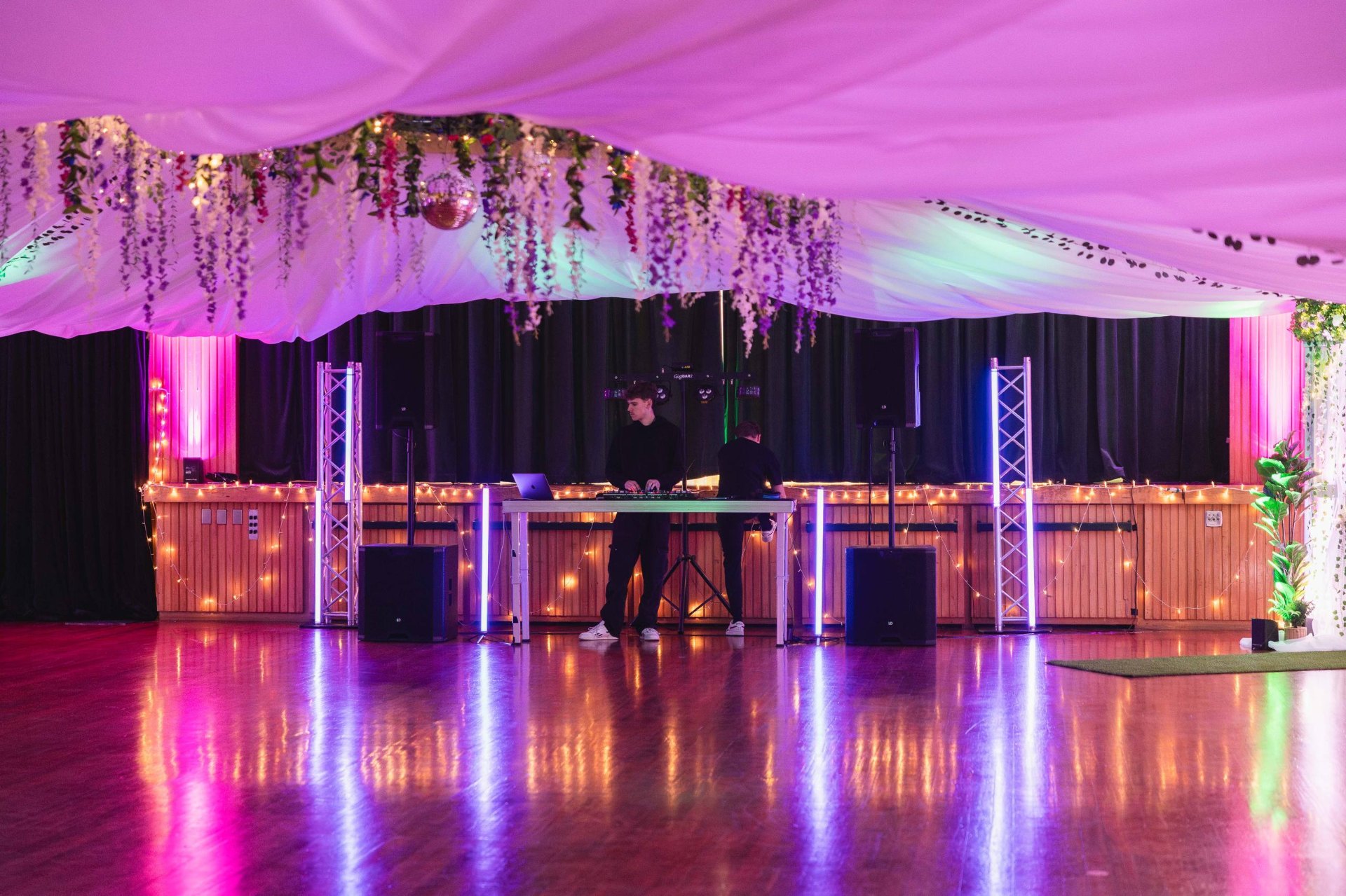Stage lighting at a Southern Events production